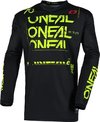 Produktbild von Oneal Eleent Jersey Static Black/Neon Yellow Größe: M