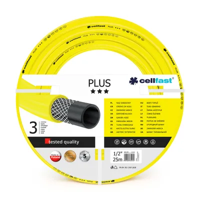 Obrázok produktu pre CELLFAST 10-201, 50 m, Nadzemný, Žltá, 25 bar, 1,25 cm, -20 - 60 °C