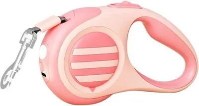 Immagine prodotto di Guinzaglio retrattile con luce LED e fibbia girevole a 360° per cani di piccola taglia