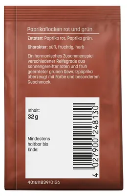 Produktbild von Bunte Paprika Flocken