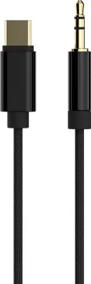 Produktbild von Gembird USB-C zu 3.5 mm AUX Kabel, 1.5 m, schwarz