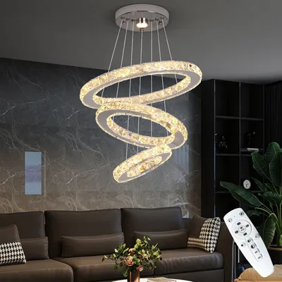 Produktbild von Fortuna Lai LED Pendelleuchte GreelustrHQ234, höhenverstellbar, LED fest integriert, Warmweiß, kaltweiß, Tageslichtweiß, 3000-6000K, 94W, Ø20/30/40cm