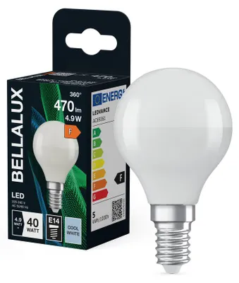 Productafbeelding van BELLALUX LED Classic P, 5,7W, 840, E14, 4000K, LED-lamp, gloeiform, fitting E14, 5,7 Watt, neutraal wit, 4000 K, energie-efficiëntieklasse G