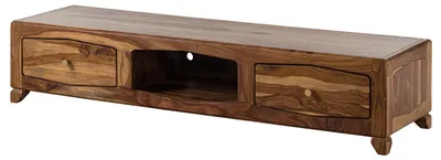 Immagine prodotto di MASSIVMOEBEL24 | ANCONA #112 Mobile TV in legno di sheesham - laccato / marrone 160x43x33