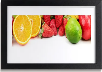 Produktbild von Bild 30x20 MDF-Rahmen Wandkunst Obst Küche