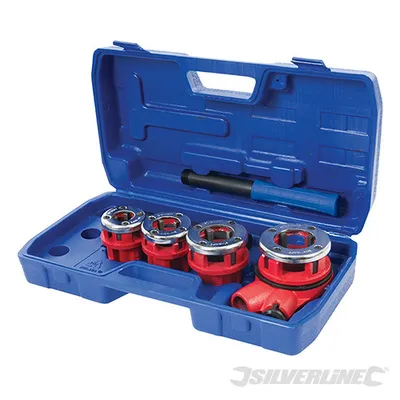 Produktbild von Silverline 868556 Rohrgewindebohrer-Set, 5-tlg