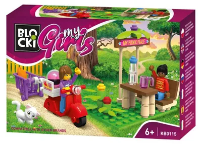 Zdjęcie produktu dla Blocki Mygirls Klocki Letni Piknik Zestaw Z 73 Elementami Do Zabawy Z Tiną
