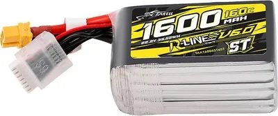 Produktbild von Tattu R-Line Version 6.0 Lipo Akku 1600mAh 160C 6S 22.2V XT60 Plug ST