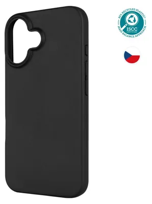 Image de Coque en gel TPU FIXED ReStory pour Apple iPhone 16 – Vert