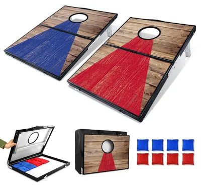 Zdjęcie produktu dla Zestaw do gry w cornhole 2 w 1 z torbą do przenoszenia