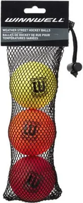 Immagine prodotto di Pallone Winnwell (confezione da 3), rosso, duro