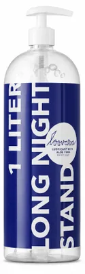Produktbild von LOOVARA Gleitgel Sensitiv 1000 ml, Aloe Vera -Long Night Stand- XXL Flasche kondomgeeignet, Für sensible Haut, Ph-optimiert, Natürliche Inhaltsstoffe, Auf Wasserbasis, KI-generiertes Bild