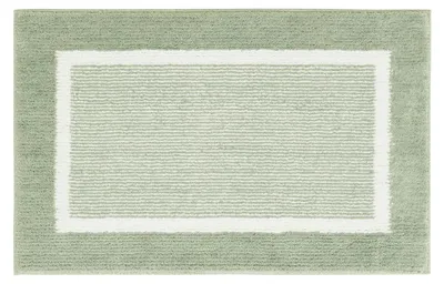 Productafbeelding van Andiamo maui badmat - Antislip - Zacht en wollig - Douchemat voor badkamer - Wasbaar - 40 x 60 cm - Salie