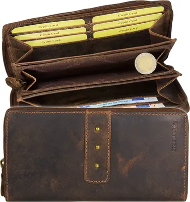 Produktbild von Greenland Nature Classic Geldbörse Leder 19 cm