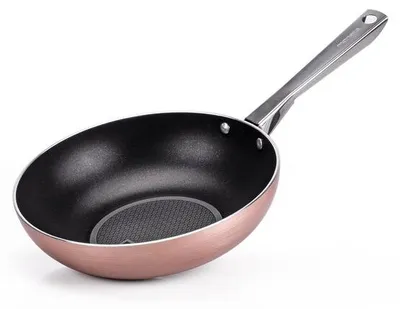 Obrázok produktu pre WOK wok panvica Ø 28 cm indukčná panvica panvica s nepriľnavým povrchom hliníková panvica nová