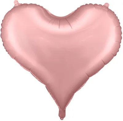 Produktbild von Folienballon Herz, 75x64,5 cm, j. rosa