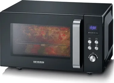 Obrázok produktu pre Severin MW 7763, Na pracovnú dosku, Mikrovlnná rúra s grilom, 25 L, 900 W, Vstavaný displej, LED
