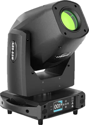Produktbild von LED Moving Head Bühnenleuchte - 200W Beam - Weiß-LED - DMX512/RDM, 18 Kanäle - Auto/Sound/Master-Slave - 90–240V - EU-Stecker