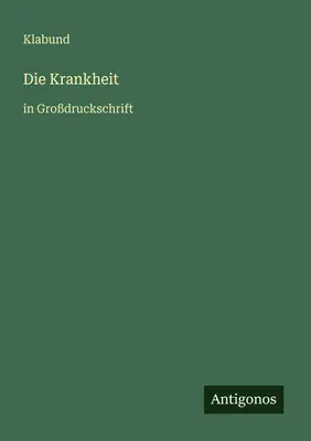 Produktbild von Die Krankheit