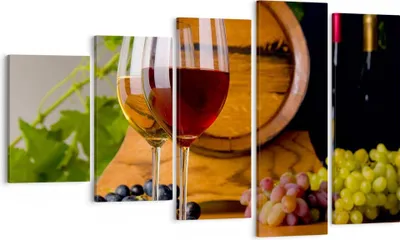Produktbild von Bild auf Leinwand - Leinwandbild - Alkohol Fass trinken Flasche - 100x60cm - Wand Bild - Wanddeko - Leinwanddruck - Bilder - Kunstdruck - Wanddekoration - Leinwand bilder - Wandkunst - EG100x60-2238