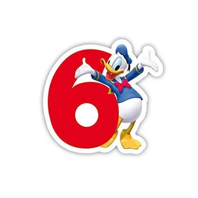 Immagine prodotto di Candele di compleanno numerate di Topolino n. 6