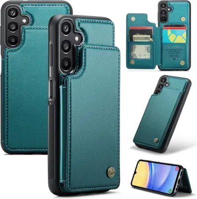 Produktbild von Samsung Galaxy A16 5G Hülle - CaseMe C22 Back Cover mit Kartenfach - Grün