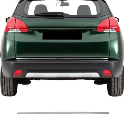 Image de Garniture de Hayon Coffre pour Peugeot 2008 2013-2019 acier inox