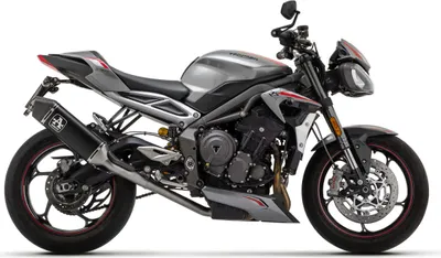 Zdjęcie produktu dla ARROW VELOCE DARK Slip-On Titanium dla Triumph Street Triple 2020-