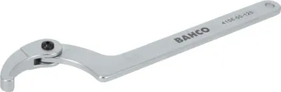 Image de Bahco Adjustable Hook With Chrome Finish 32-75 Mm 203 Mm Clé à fourche Argent Argent One Size
