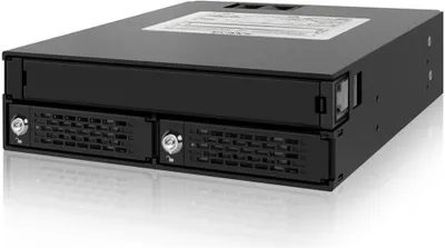 Immagine prodotto di ICY Dock ToughArmor MB994IKO-3SB - Alloggiamento per unità di archiviazione - SATA 6Gb/s / SAS 12Gb/s - SATA 6Gb/s - Nero (MB99