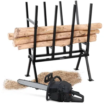 Obrázek produktu pro Ocelový stojan na pilu, výškově nastavitelný, nosnost 400 kg