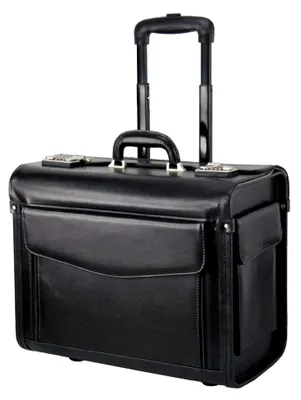 Produktbild von Pilotenkoffer Businesstrolley 45,5 cm schwarz