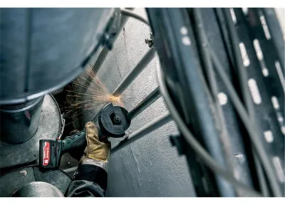Produktbild von Metabo Powermaxx CC 12 BL Profi-Akku-Winkelschleifer, 76 mm Schleifscheibe, inklusive Lithium-Ionen-Akku