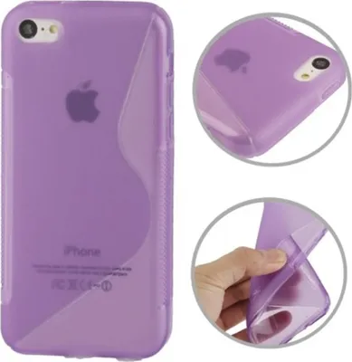 Produktbild von Handyhülle TPU Case für Handy Apple iPhone 5C Lila