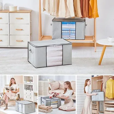 Produktbild von Famanu Aufbewahrungsbox Faltbare Aufbewahrungsboxen - 4 Stück