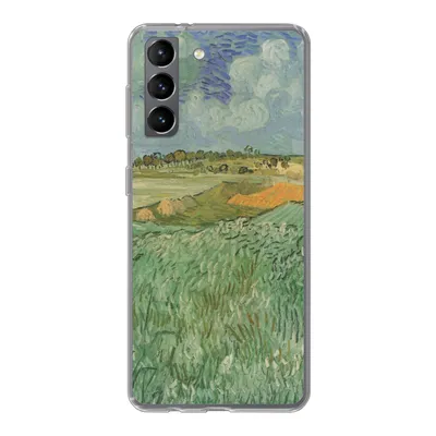 Produktbild von MuchoWow® Handyhülle Schutzhülle Hülle für Samsung Galaxy S21 In der Nähe von Auvers - Vincent van Gogh Silikon Softcase Handy Hülle - Softcase