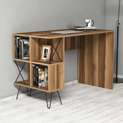 Immagine prodotto di Skye Decor, Extra- Extra HCT, colore noce, nero, tavolini da salotto, 78,8x120x60 cm, pannello truciolare rivestito al 100% in melamina