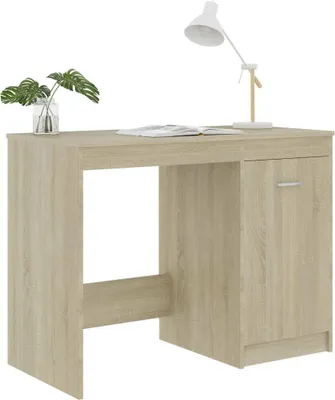 Immagine prodotto di Scrivania Sonoma in rovere 100x50x76 cm in materiale ligneo