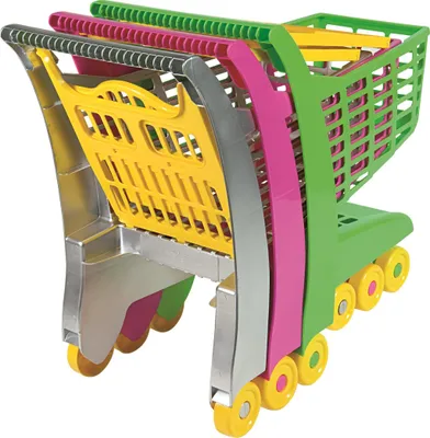 Produktbild von Androni Einkaufswagen mit Sitz - grün