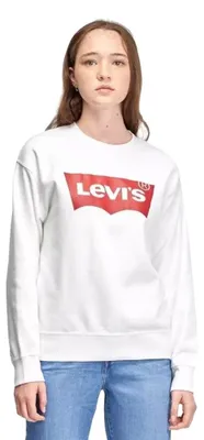 Produktbild von Levis - "Standard" Kapuzenpullover für Damen PP8591 (S) (Weiß)