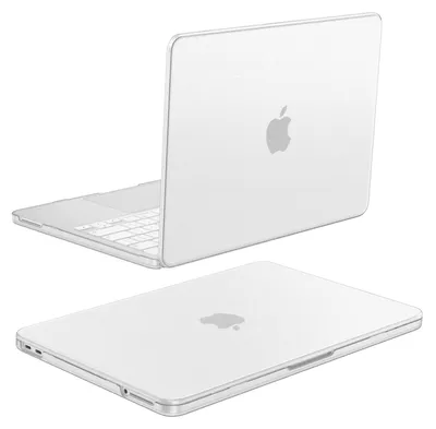 Produktbild von Fintie Hülle Kompatibel mit MacBook Neo 13 Zoll A3404 A18 Pro Chip, [100% Entspricht der Offiziellen Farbe] Premium Ultradünne Matte Hartschale Schutzhülle, Transparent