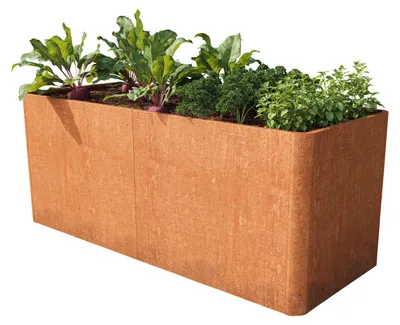 Immagine prodotto di PRIMEYARD Orto rialzato MARIO, acciaio corten, look ruggine 200x80x60 cm