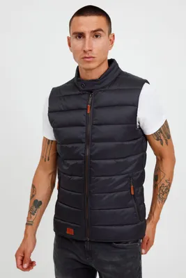Produktbild von BLEND BHCam Herren Weste Steppweste Outdoor Weste mit Stehkragen Reißverschlusstaschen Regular fit