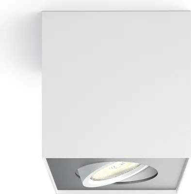 Produktbild von Philips WarmGlow LED Box Decken-/Wandspot, Strahler Oberflächenbeleuchtung, Nicht austauschbare(s) Leuchtmittel, 1 Glühbirne(n), LED, 4,5 W, 2700 K