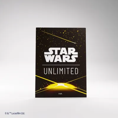 Produktbild von Star Wars: Unlimited Art Sleeves Gelb – 60 Kartenhüllen