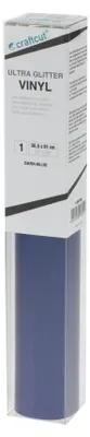 Produktbild von Kreativplotter Ultra Glitter Vinyl DARK-BLUE 30,5 x 61 cm