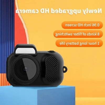 Zdjęcie produktu dla Kamera dla dzieci z rozdzielczością 1080p HD i ekranem HD o przekątnej 0,96 cala, obsługująca karty TF o pojemności od 8 do 128 GB, umożliwiająca łatwe wgrywanie treści.
