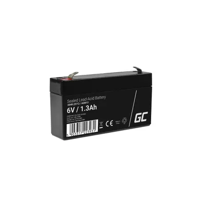 Produktbild von Green Cell AGM13 USV-Batterie, verschlossene Blei-Säure (VRLA), 6 V, 1,3 Ah