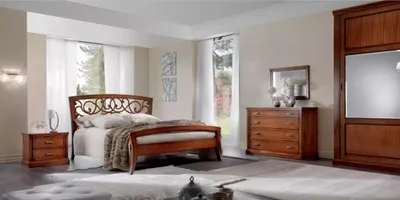 Produktbild von Bett 2x Nachttische 5 tlg. Schlafzimmer Set Design Möbel Luxus Kommode