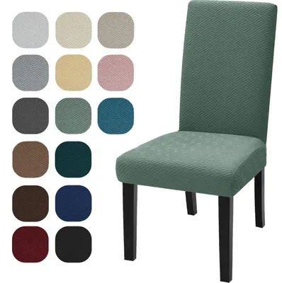 Produktbild von 6 Stück Esszimmerstuhlbezüge mit rutschfestem Design